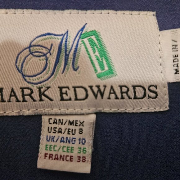 Retro Blue Womens Suit - Picture 7 of 10